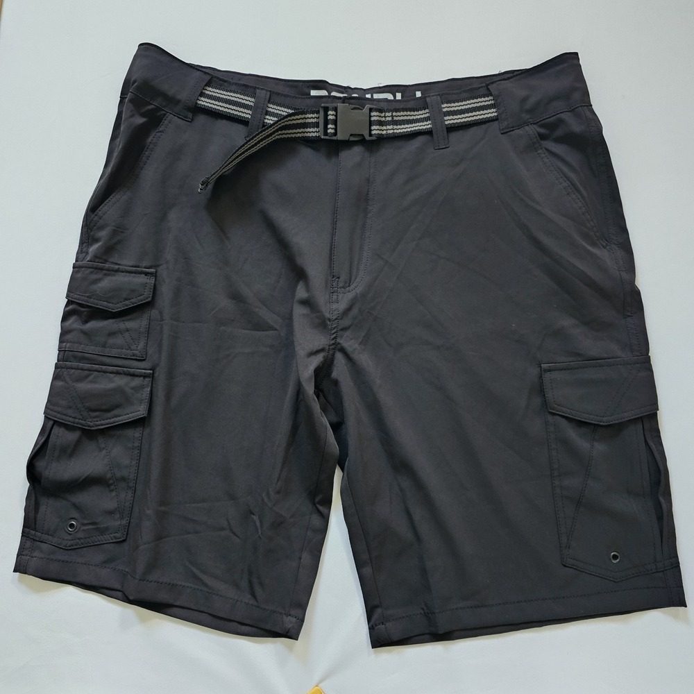 Denali Shorts‎ Men's Size 40 Stretch Hybrid Walk Flat Front Gray Hiking Outdoors